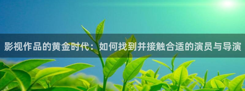 九七电影大全免费看：影视作品的黄金时代：如何找到并接触合适的演员与导演