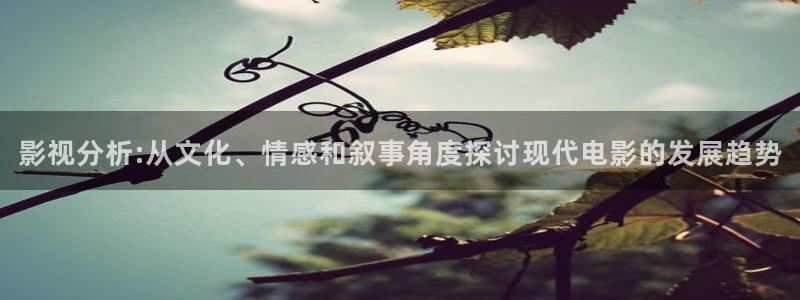 九七电影网在：影视分析:从文化、情感和叙事角度探讨现代电影的发展趋势